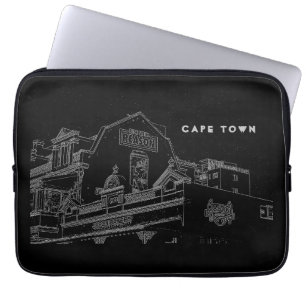 Funda Para Portátil Cape Town Architecture Bakery Building Sketch