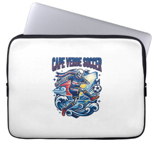 Funda Para Portátil Cape Verde Fútbol Esqueleto Delantero Naciones Pre