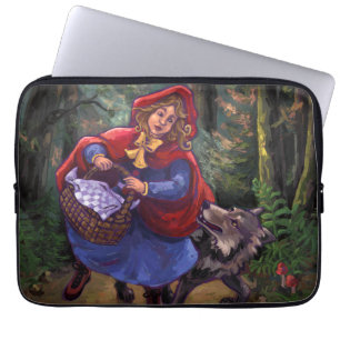 Funda Para Portátil Caperucita Roja
