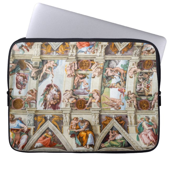Funda Para Portátil Capilla Sixtina Michelangelo - Vaticano, Roma, Ita (Frente)