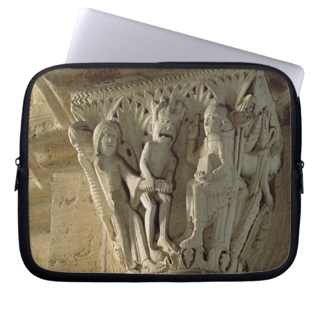 Funda Para Portátil Capital de columna, representando St Benedicto a (Frente)