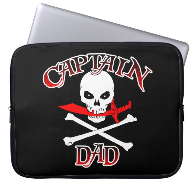 Funda Para Portátil Capitán Papá (Frente)