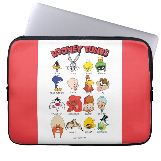 Funda Para Portátil Capturas de cabeza de LOONEY TUNES™ (Frente)