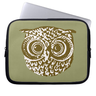 Funda Para Portátil Cara de búho