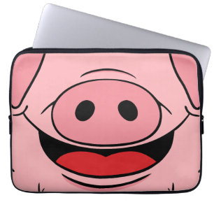 Funda Para Portátil Cara de cerdo