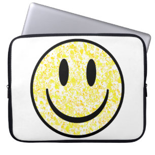 Funda Para Portátil Cara de sonrisa salpicada
