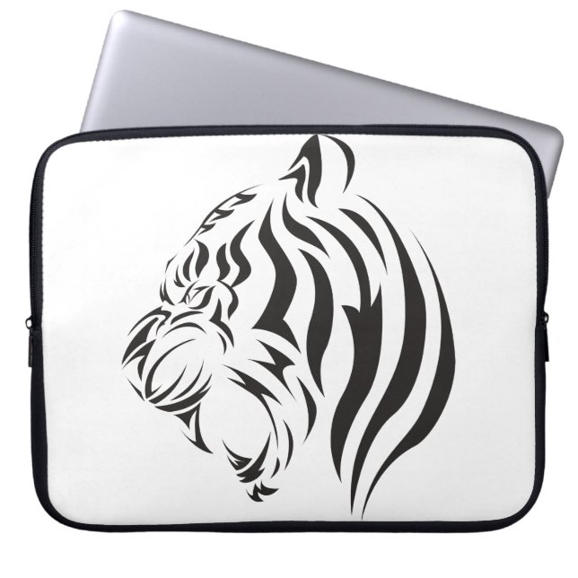 Funda Para Portátil Cara de tigre (Frente)