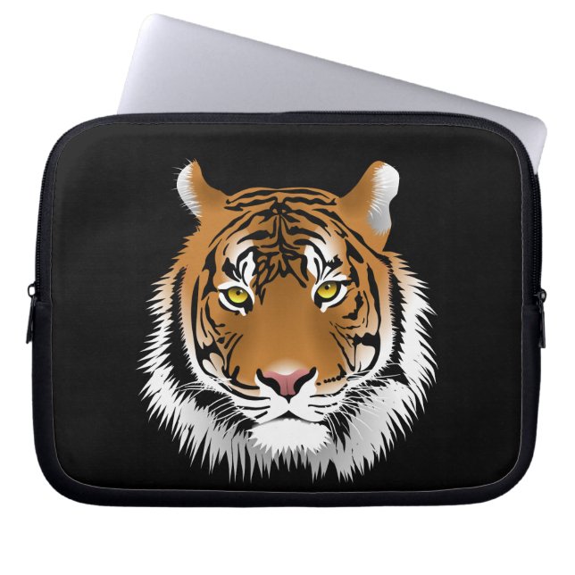 Funda Para Portátil Cara de tigre (Frente)