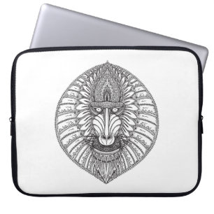 Funda Para Portátil Cara inspirada del babuino