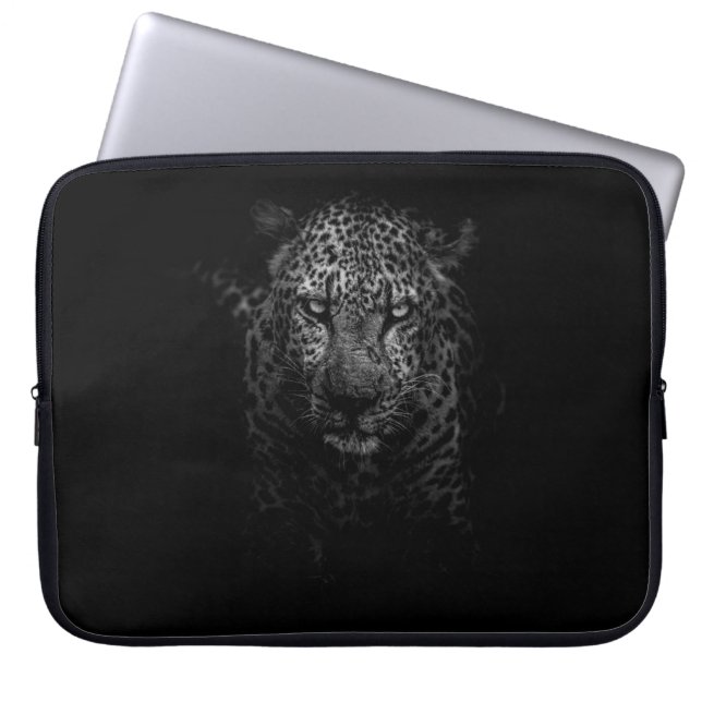 FUNDA PARA PORTÁTIL CARA LEOPARD (Frente)