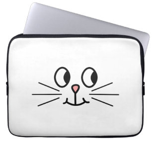 Funda Para Portátil Cara linda del gato