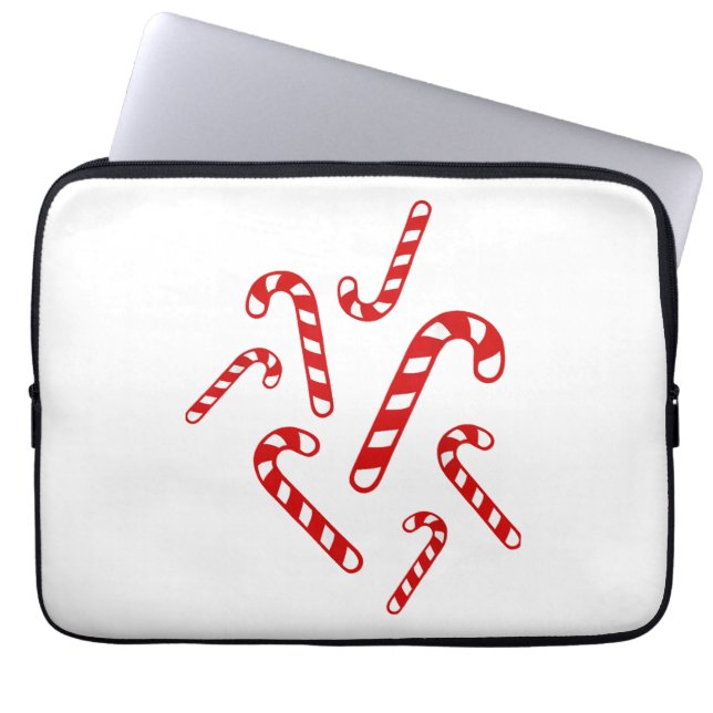 Funda Para Portátil Caramelos de bastón  (Frente)