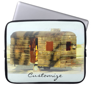 Funda Para Portátil Caravana de madera clásica de época