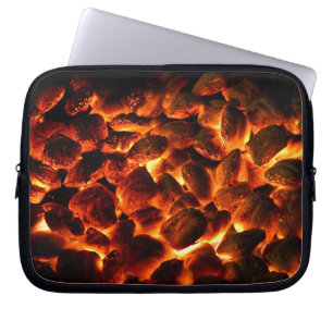 Funda Para Portátil Carbón rojo caliente