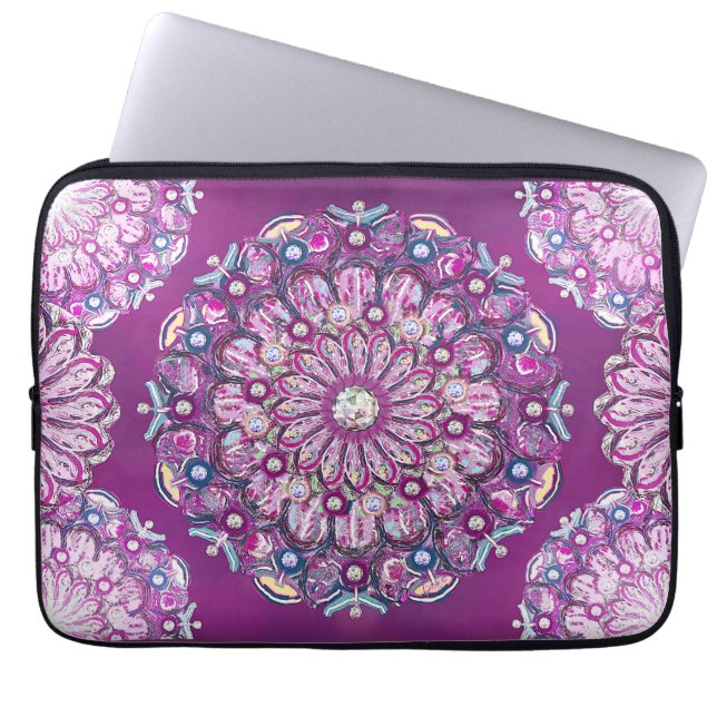 Funda Para Portátil Cardinal Red Rosace (Frente)