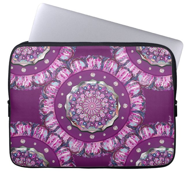 Funda Para Portátil Cardinal Red Rosace (Frente)