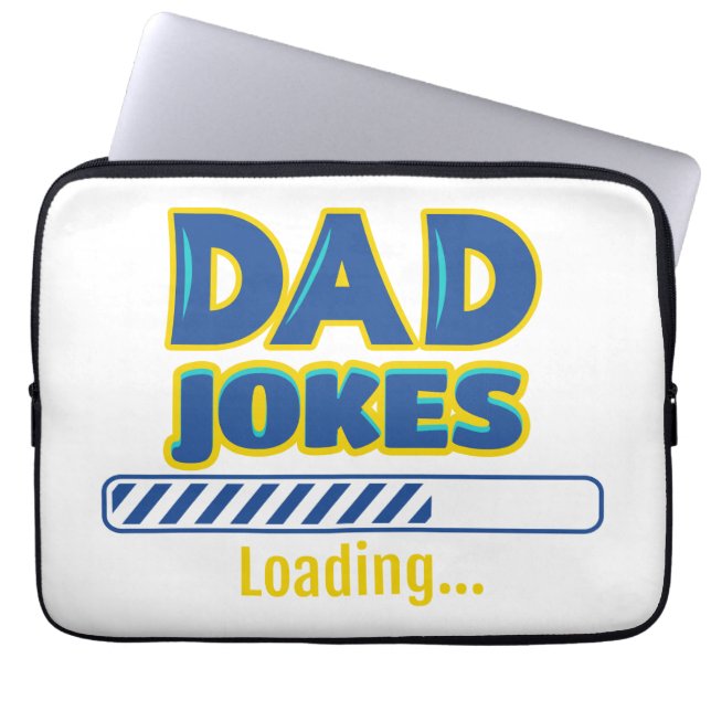Funda Para Portátil Carga de Chistes de papá (Frente)