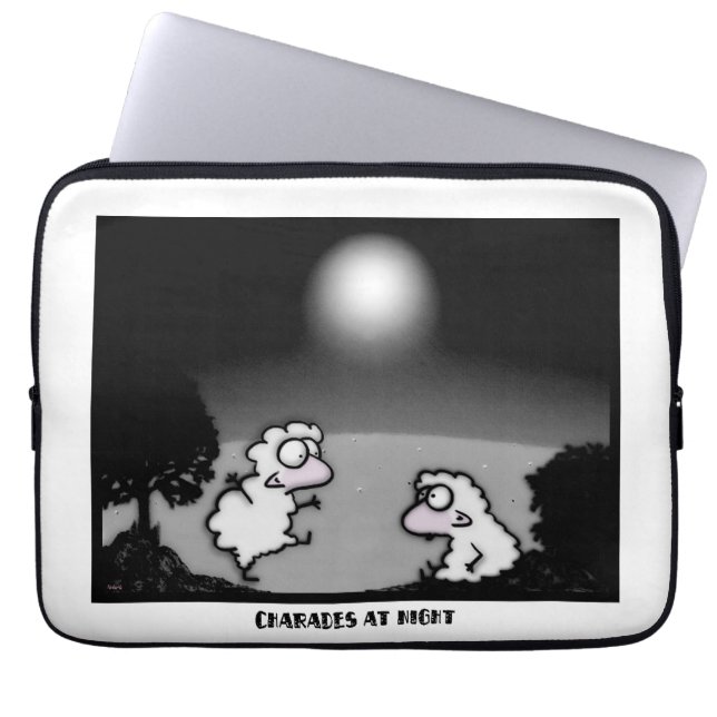 Funda Para Portátil Cargos nocturnos (Frente)