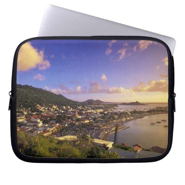 Funda Para Portátil Caribe, Antillas Francesas, San Martín. (Frente)