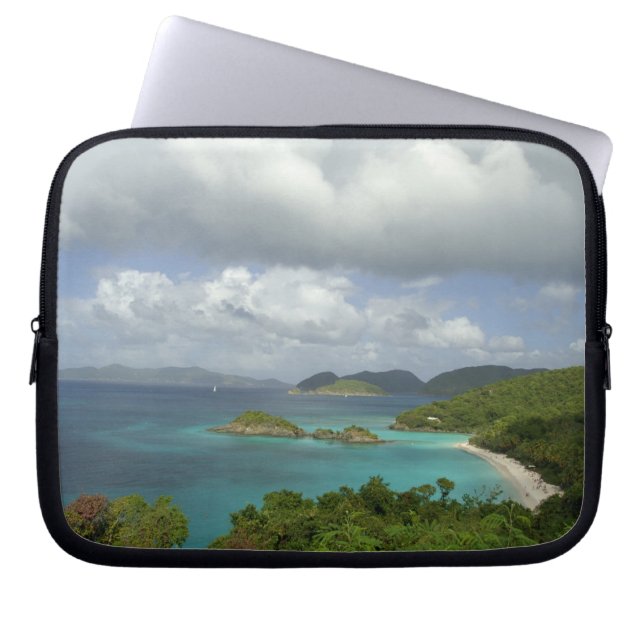 Funda Para Portátil Caribe, Islas Vírgenes de Estados Unidos, St. John (Frente)