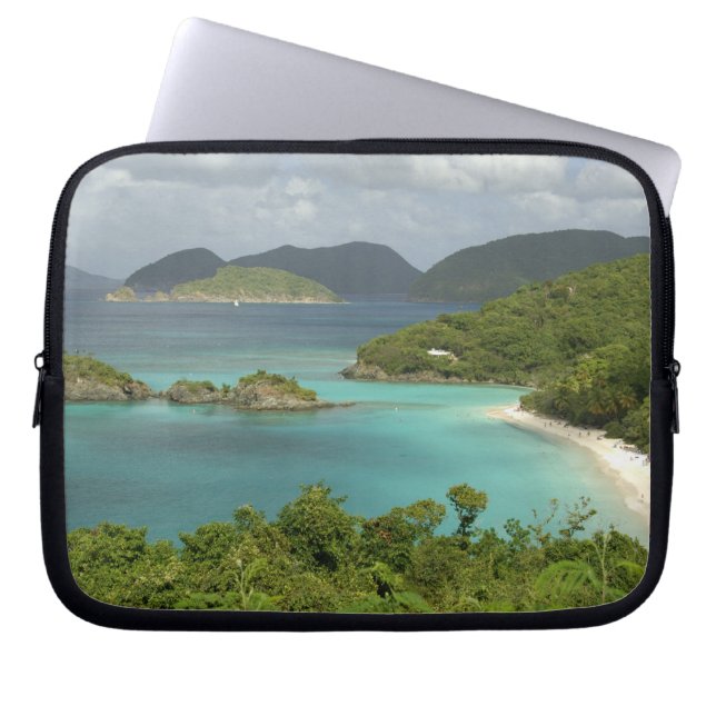 Funda Para Portátil Caribe, Islas Vírgenes de Estados Unidos, St. John (Frente)