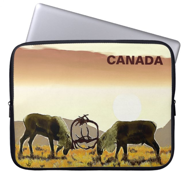 Funda Para Portátil Caribou Duel - Canadá (Frente)