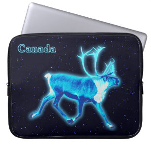 Funda Para Portátil Caribú azul (reno)