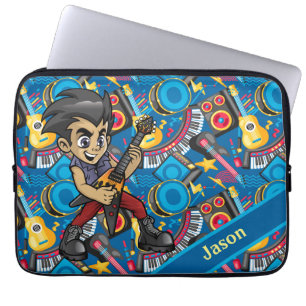 Funda Para Portátil Caricatura Musical Personalizada 