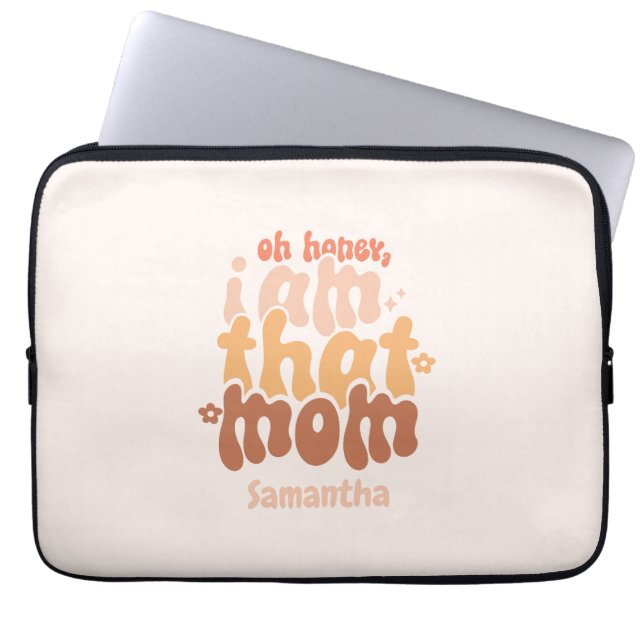 Funda Para Portátil Cariño, Yo Soy Esa Mamá (Frente)
