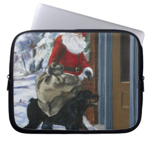Funda Para Portátil Carl que ayuda a Papá Noel de <Carl's Christmas> 