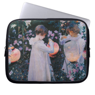 Funda Para Portátil Carnation Lily Lily Rosa John Singer Sargent Art
