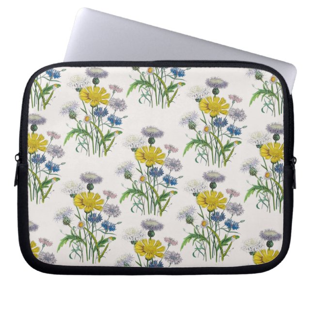 Funda Para Portátil Carnaval de flores (Frente)