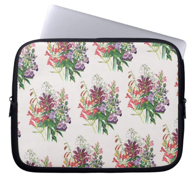 Funda Para Portátil Carnaval de flores (Frente)