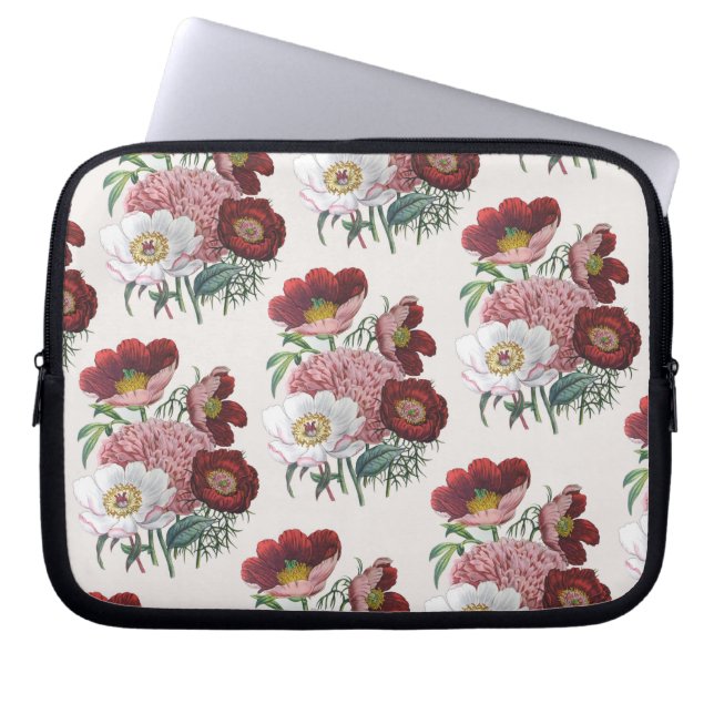 Funda Para Portátil Carnaval de flores (Frente)