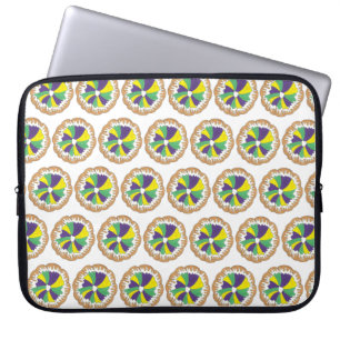 Funda Para Portátil Carnaval del Rey Pastel de Nueva Orleans NOLA Mard