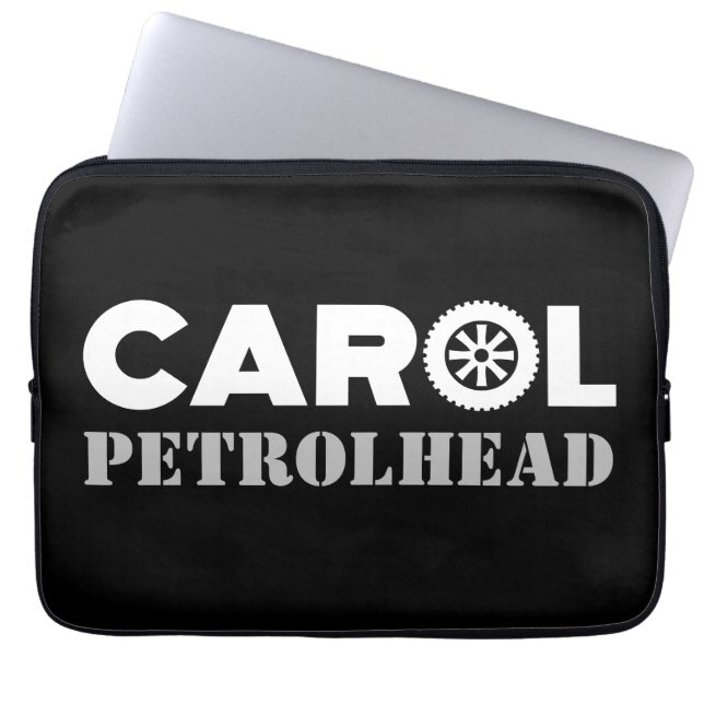 Funda Para Portátil Carol Petrol Head (Frente)