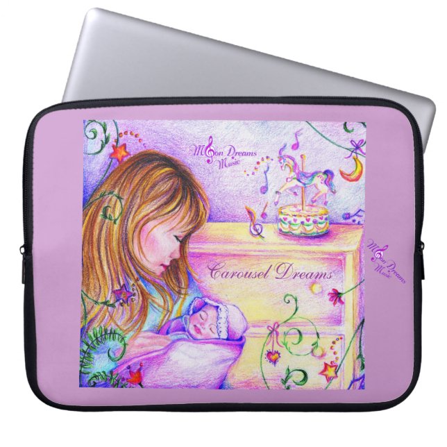 Funda Para Portátil Carousel Dreams Neoprene Laptop Skin de 15 pulgada (Frente)