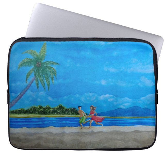 Funda Para Portátil Carrera Hawaii Beach (Frente)