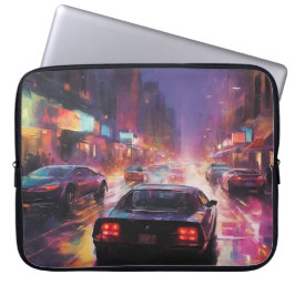 Funda Para Portátil Carreras dinámica de Cityscape