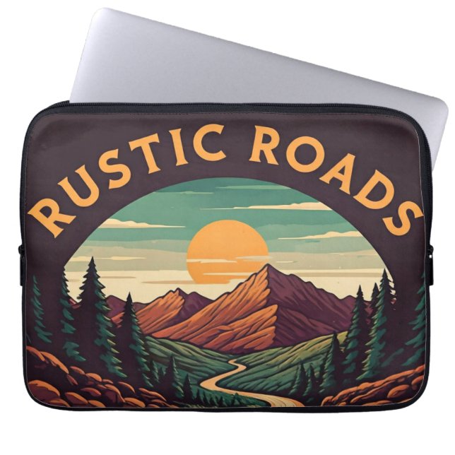 Funda Para Portátil Carreteras rusas (Frente)