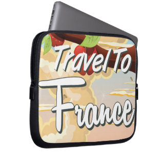 Funda Para Portátil Cartel de viaje a Francia