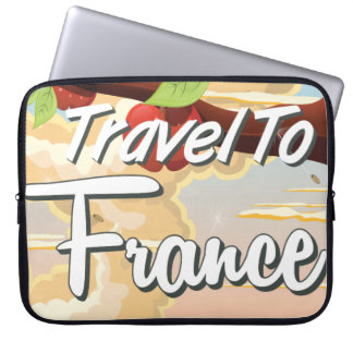 Funda Para Portátil Cartel de viaje a Francia
