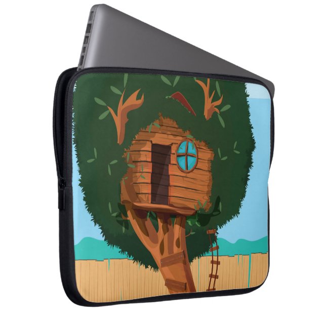 Funda Para Portátil Casa de árbol (Anverso derecho)