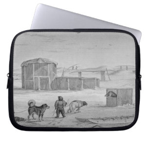 Funda Para Portátil Casa de Eskimaux, construida del hielo, Igloolik,