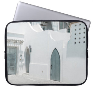 Funda Para Portátil Casa de hormigón blanco
