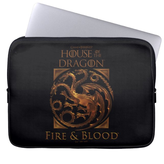 Funda Para Portátil CASA DEL DRAGÓN | House Targaryen Sigil (Frente)