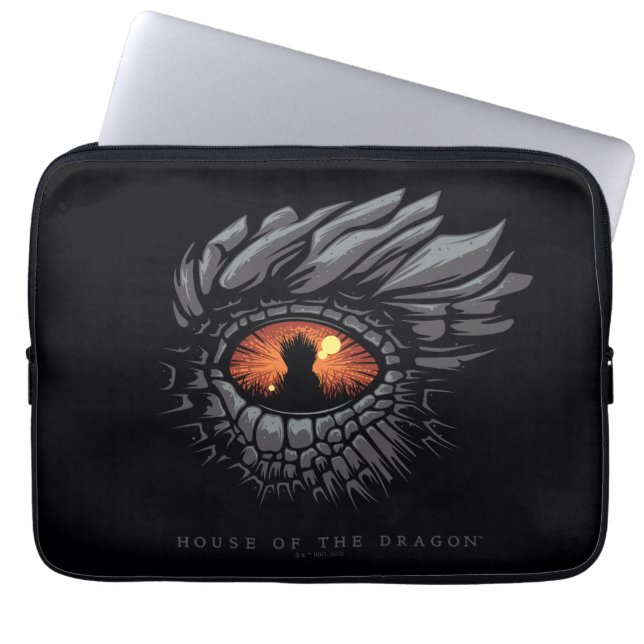 Funda Para Portátil CASA DEL DRAGÓN | Trono de hierro ocular de Dragon (Frente)