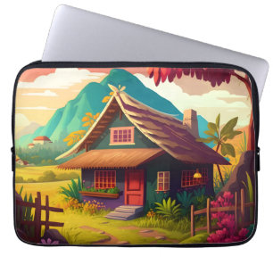 Funda Para Portátil Casa tradicional filipina-36543