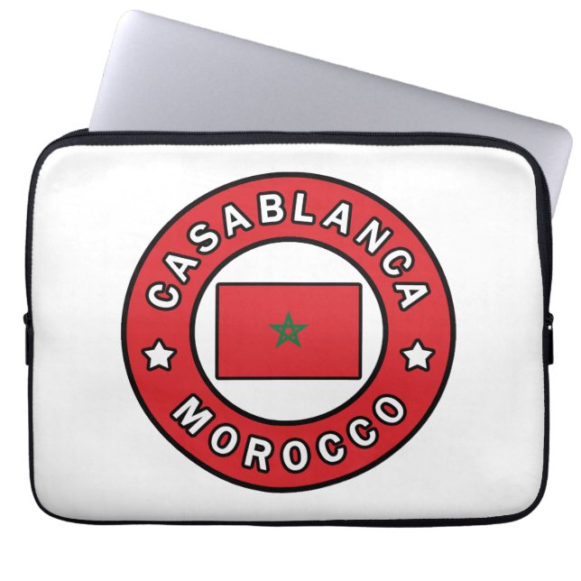 Funda Para Portátil Casablanca Marruecos (Frente)