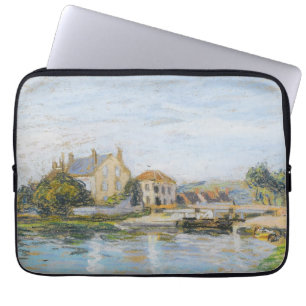 Funda Para Portátil Casas Al Borde Del Candado De La Garonne Sisle